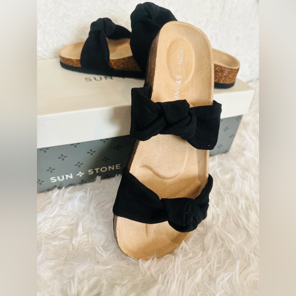 SUN STONE Slip On Sandals - Size 8.5 M
